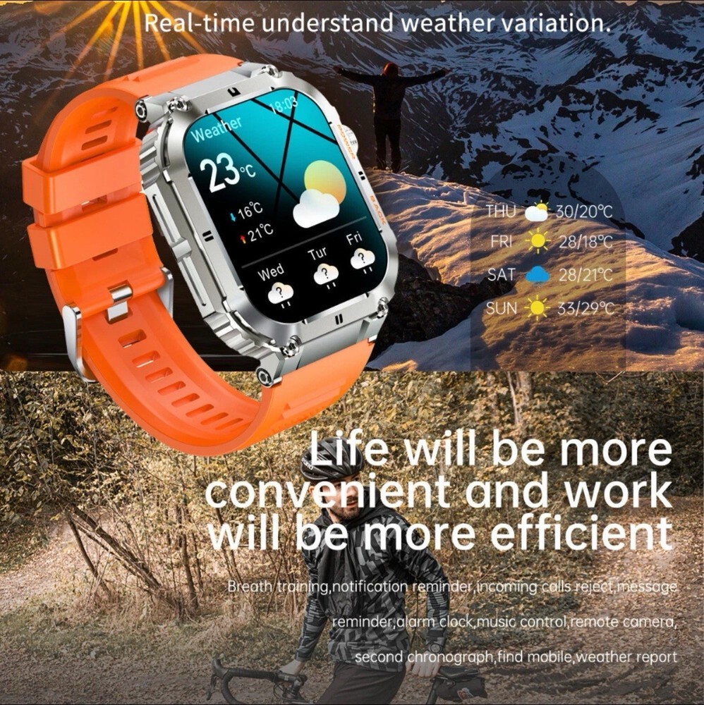 Fitness Smartwatch Call Text Waterproof for Google Pixel 7 Pro Android Iphone