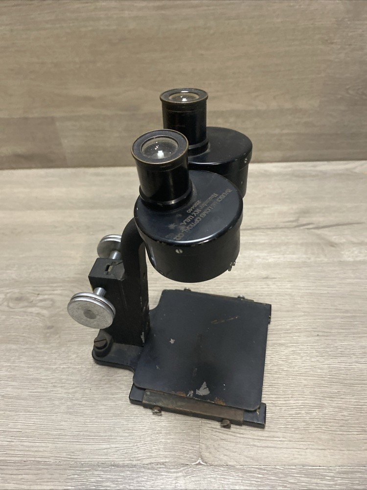 1920-30s Bausch & Lomb Microscope W/ Extras