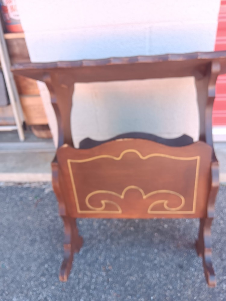 Vintage Magazine Side Table