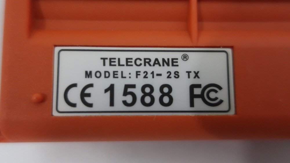 Telecrane F21-2S Crane Remote Controller 110v-ac