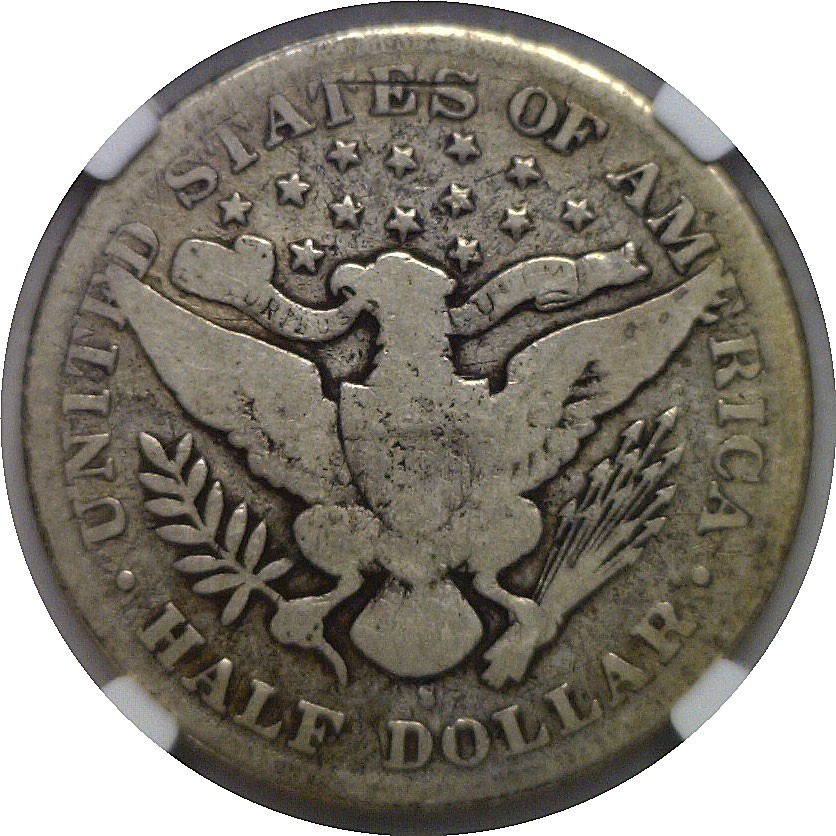 1892-S Barber Half Dollar NGC G-6