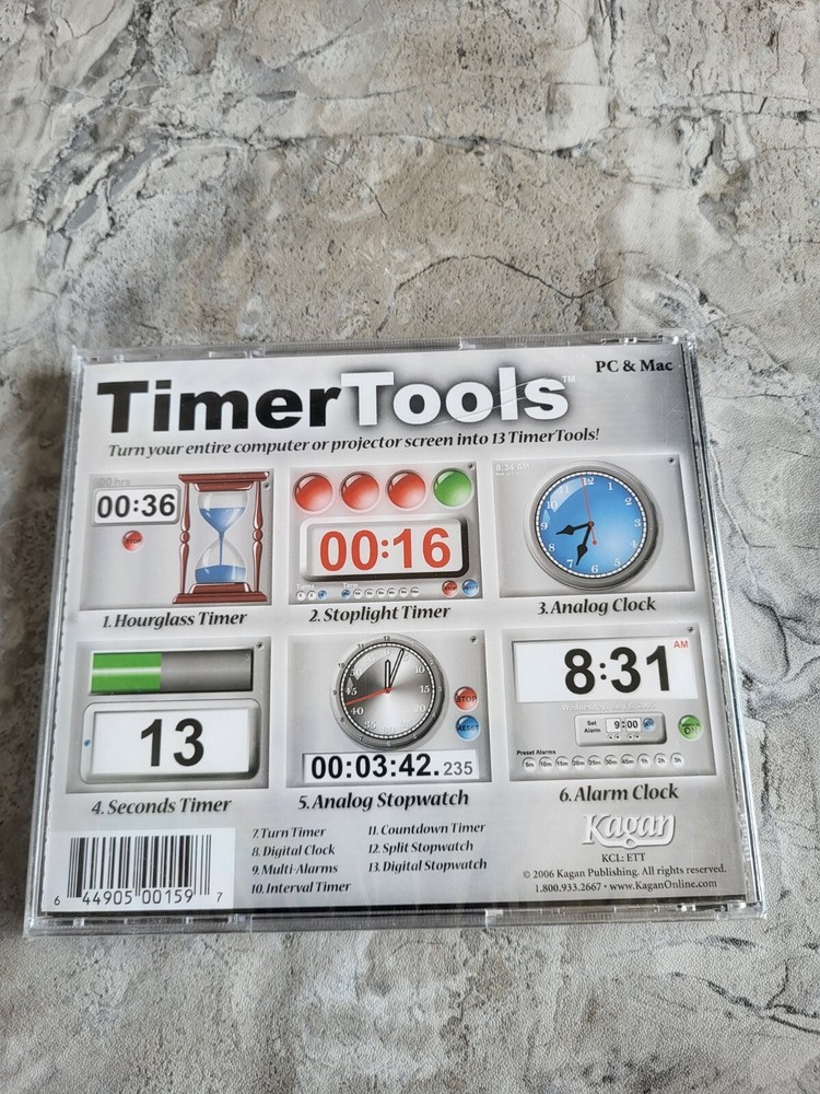 Kagan Decision Timer Tools V4.2 PC & Mac Interactive Whiteboard - New & Sealed