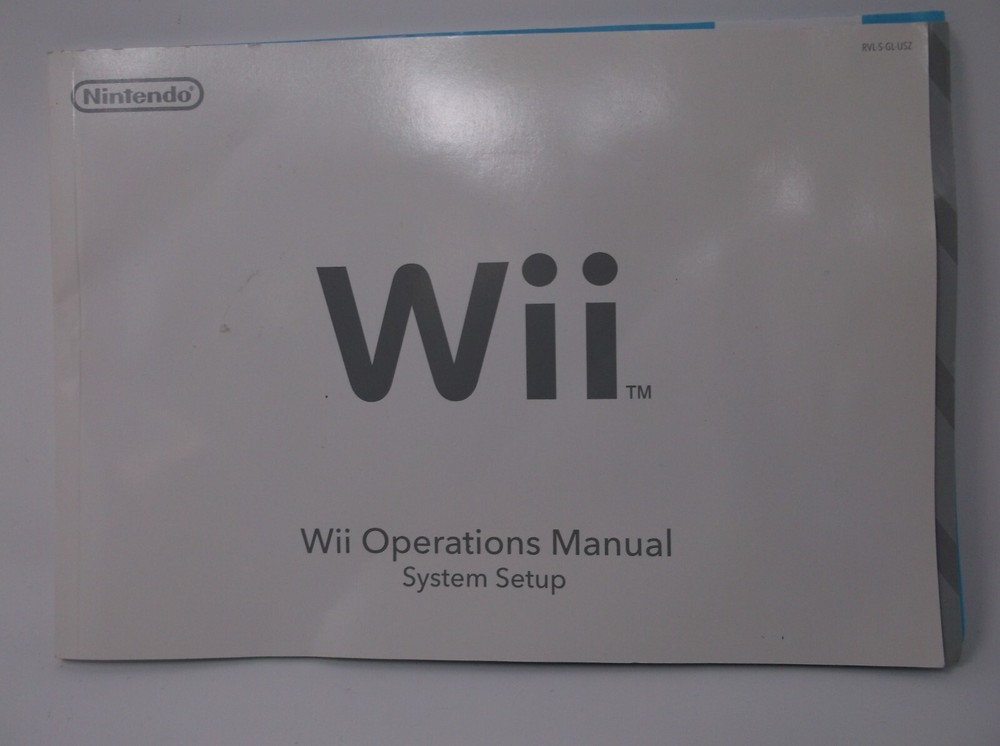 Wii Operations Manual