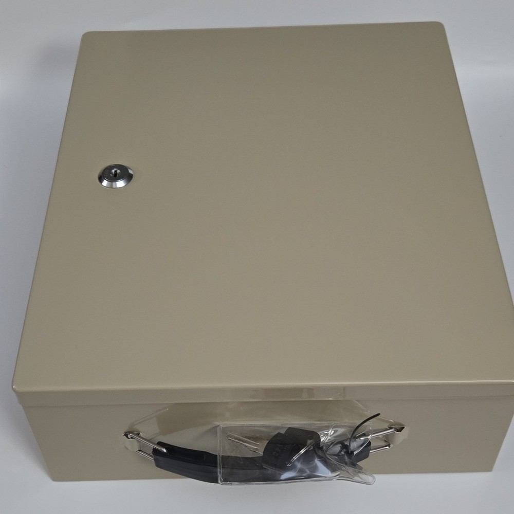 Fire-Retardant Security Box with Keyed Lock