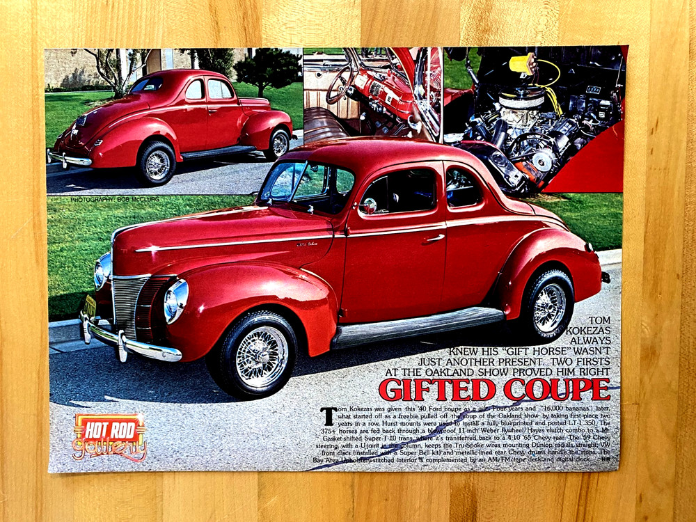 1978 Print Article 1940 Ford Coupe Custom