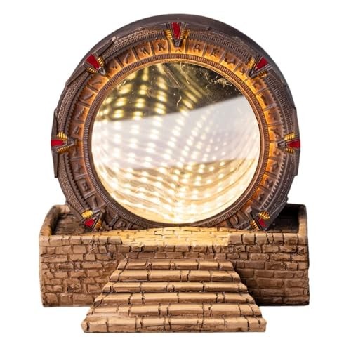 Figure Time Tunnel Infinity Mirror Merchandise Night Light Table Lamp Desktop