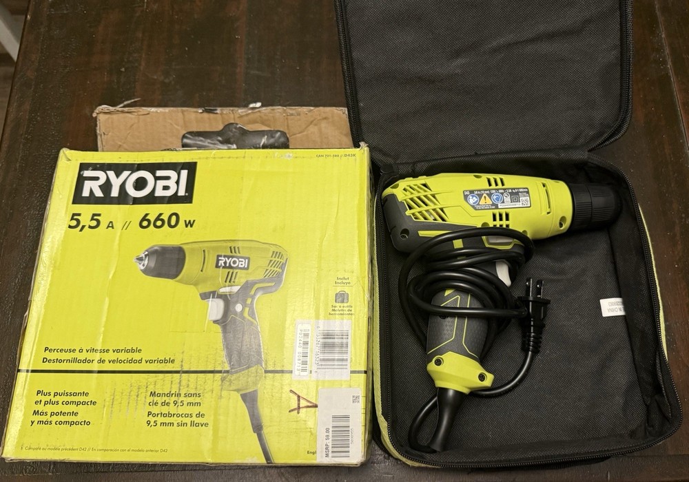 Ryobi D43K 120V Corded Power Drill