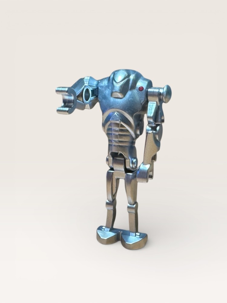 Chrome Blue Super Battle Droids - 4 Count