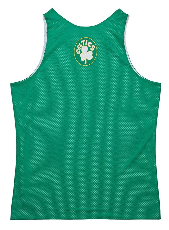 MENS MITCHELL & NESS REVERSIBLE MESH PRACTICE TANK VINTAGE LOGO CELTICS