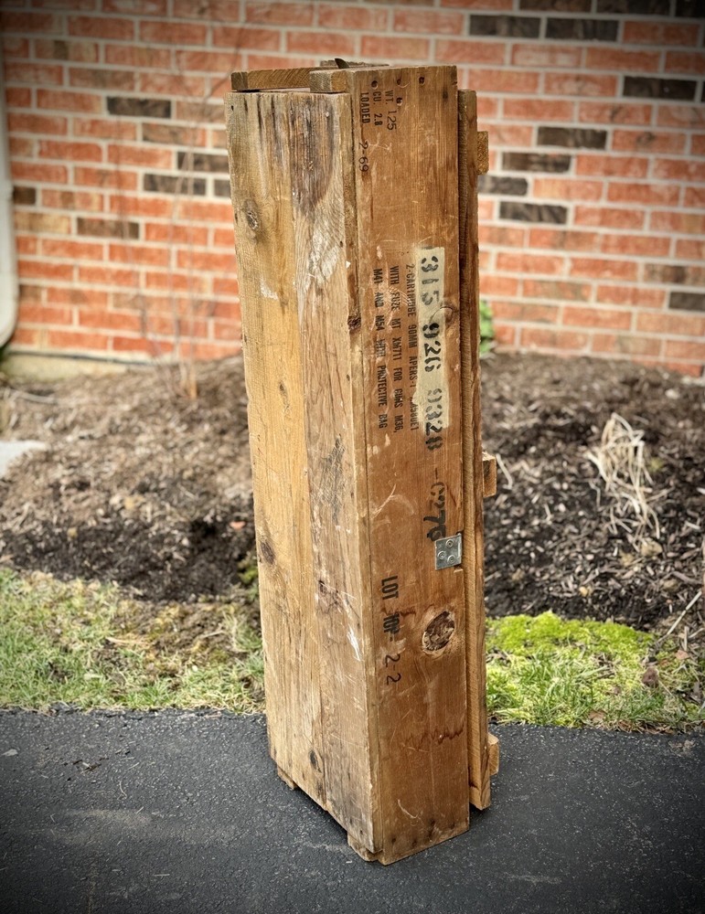 Large Wooden Ammo Crate