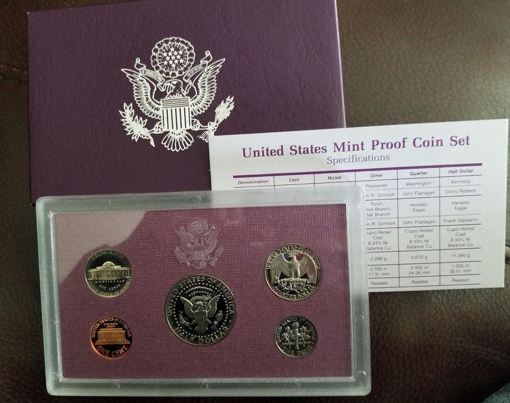 1989 Clad Proof Set U.S. Mint Original Government Packaging OGP