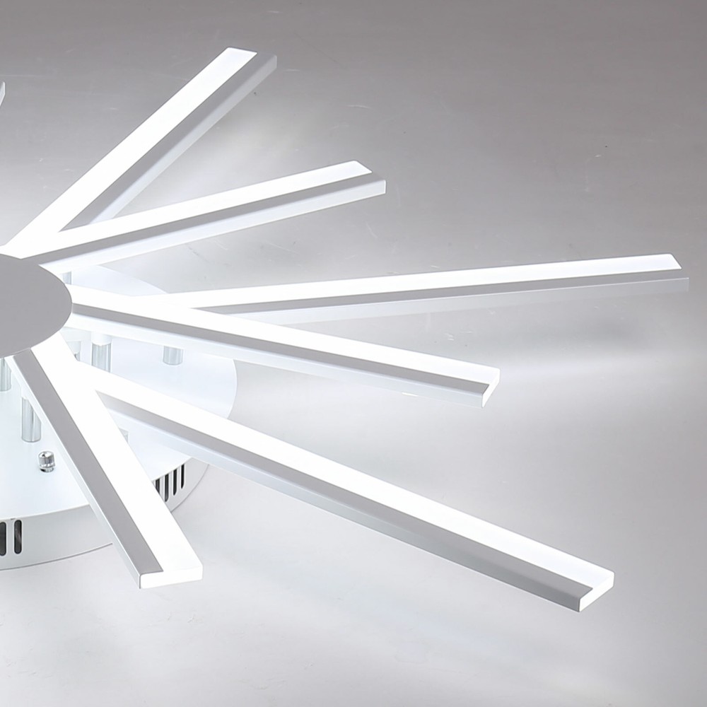 Modern Ceiling Light LED Dimmable Pendant Lamp w/Remote Controller & 12 Lights~~