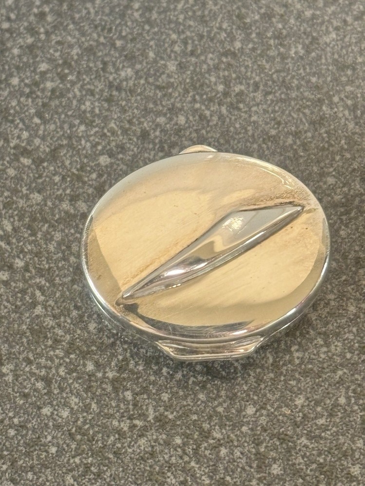Hallmarked Solid Sterling Silver Vintage British Airways Concorde Pill Box