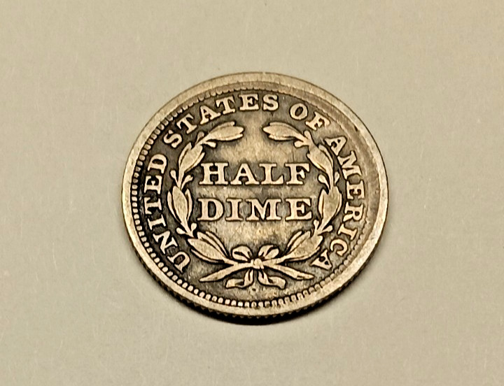 1857 Liberty Seated Half Dime