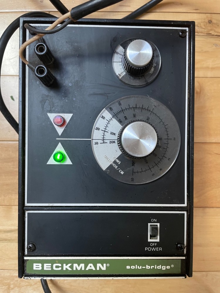 Beckman Solu-Bridge SD-B15 Conductivity Controller Science Electronics Box