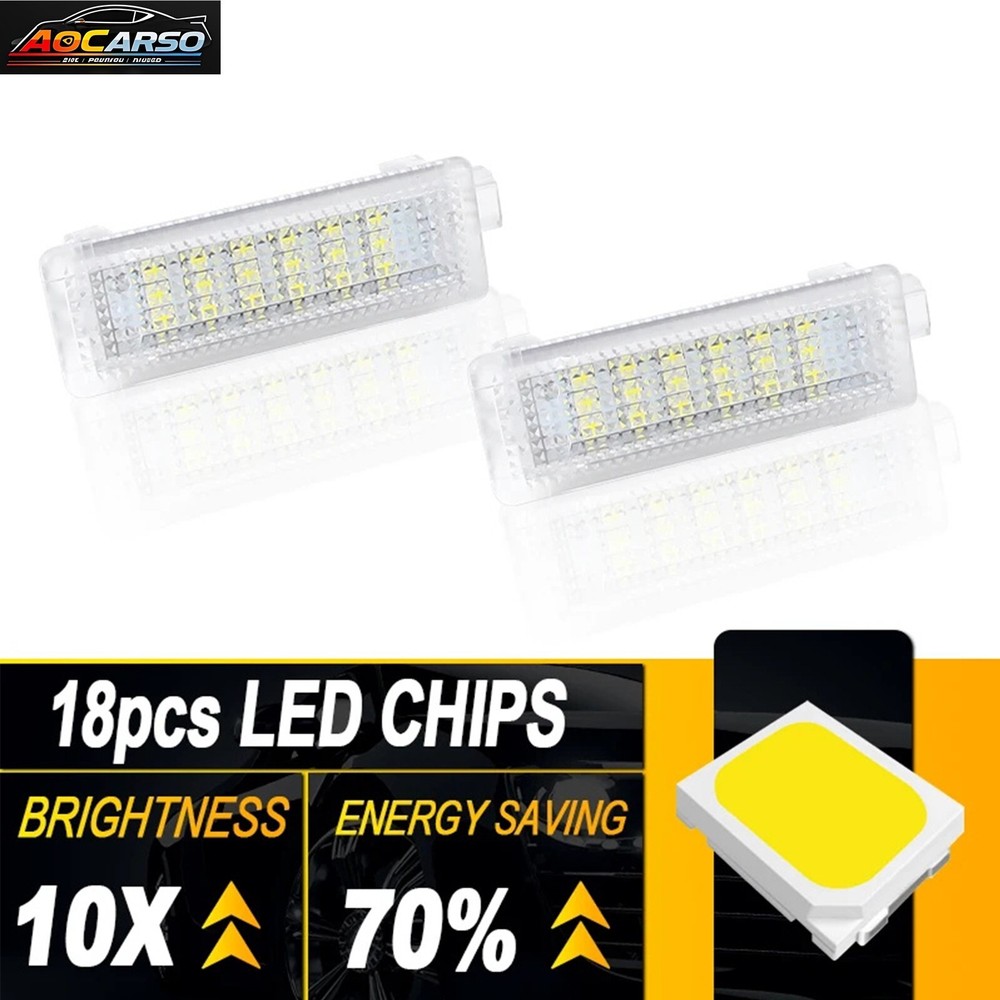 2x For BMW E81 E82 E90 E91 E92 E63 E64 E70 E71 M4 LED Step Courtesy Door Lights