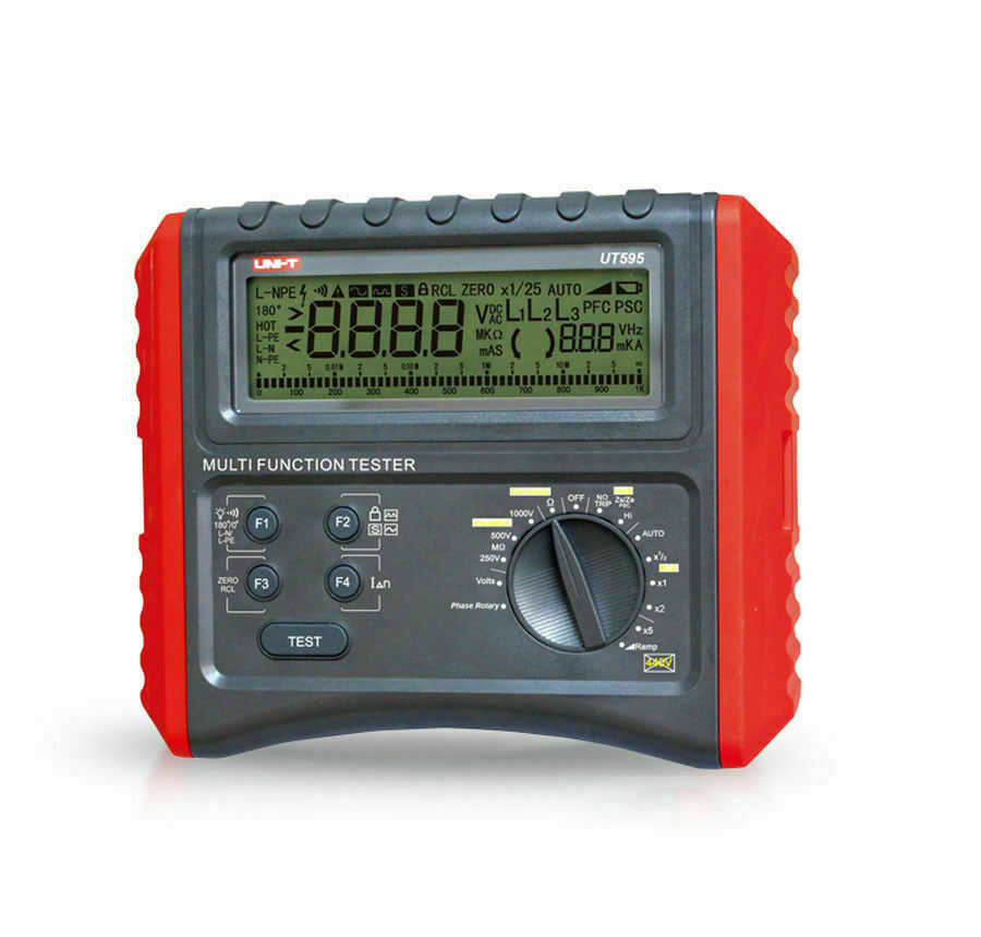 UNI-T UT595 Voltage Resistance Loop Phase consequence impedance RCD Electrica