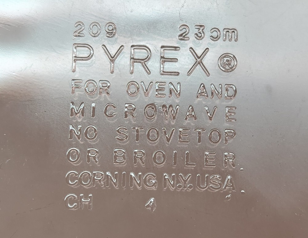 PYREX CRANBERRY Pie Plate Pan 9" Corning Dish #209