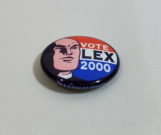 DC Comics Vote Lex 2000 Mini Button Pin