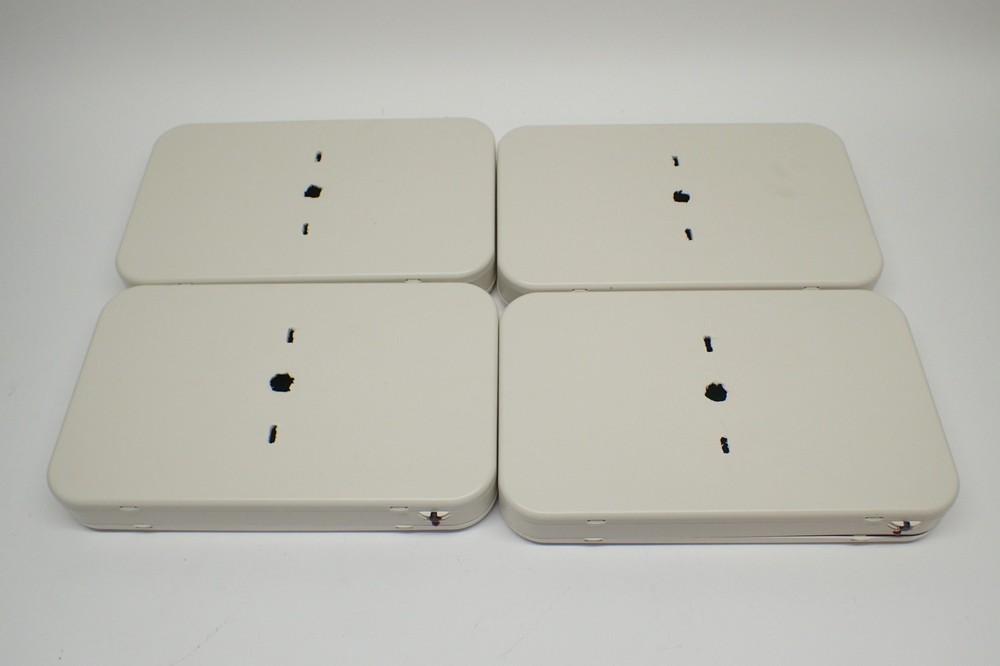 SPECTSUN 4 Packs LED Exit Sign, Emergency Exit Light Battery Backup AC 120/277V