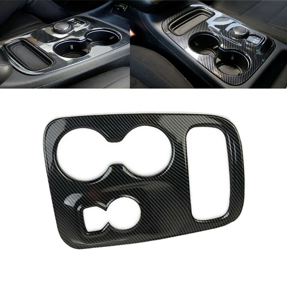Carbon Fiber Central Control Gear Shift Panel Trim for Dodge Durango 2014-2017