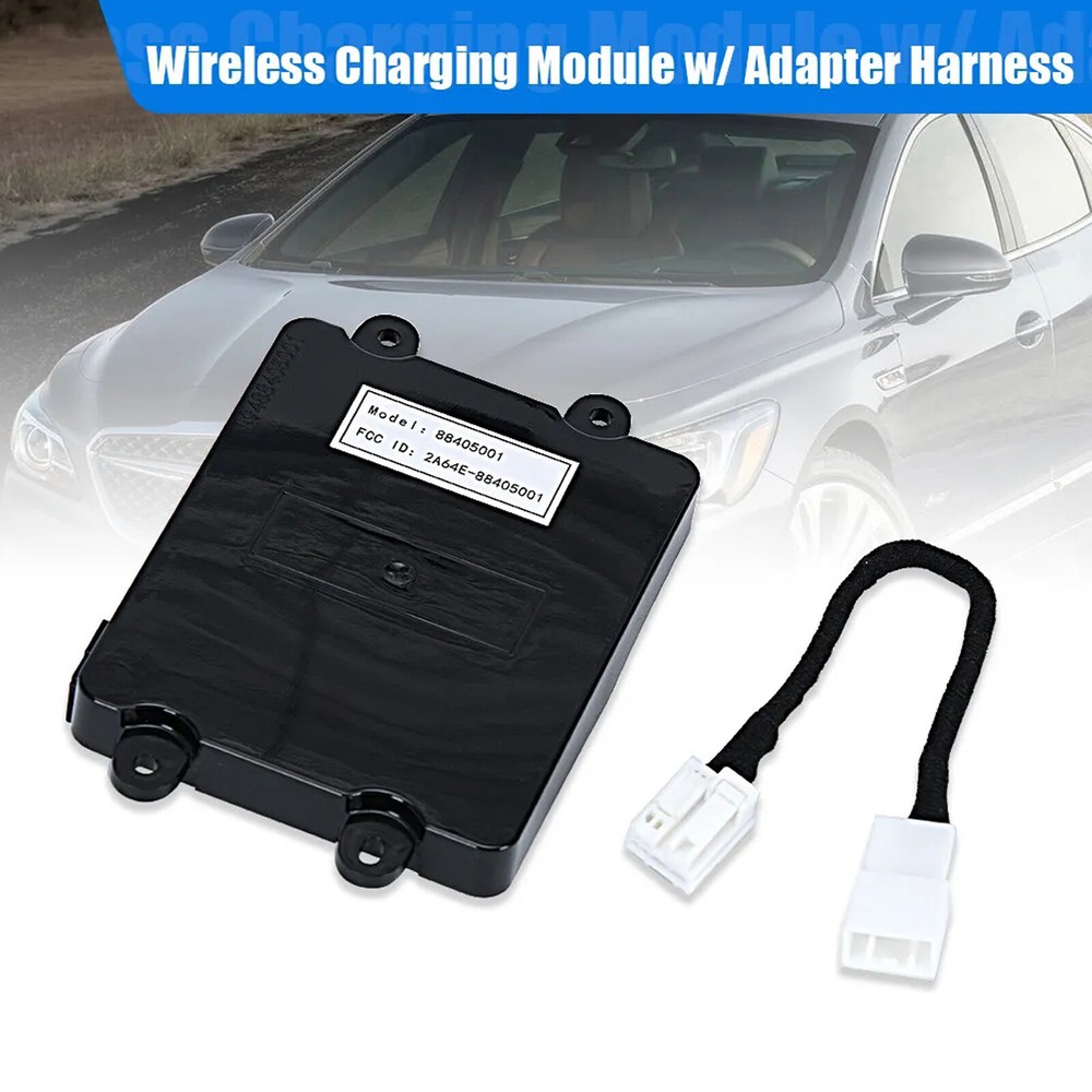 Updated Wireless Charging Module For GM 2018-2020 W/ 2015-2017 Adapter Harness