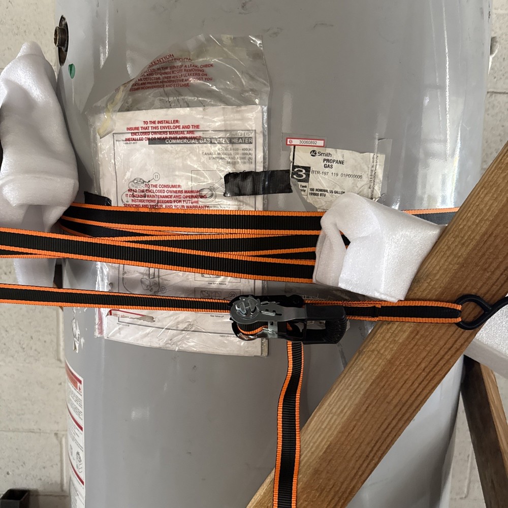 A O Smith 100 Gallon Propane Commercial Water Heater