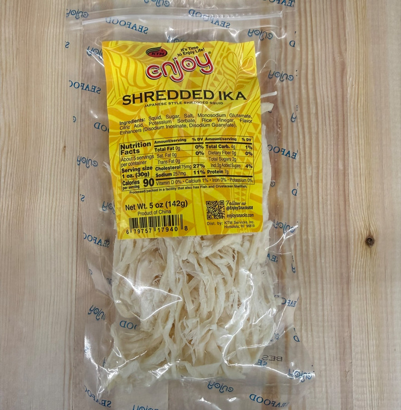 Enjoy Shredded Ika Cuttlefish Hawaii 5oz.