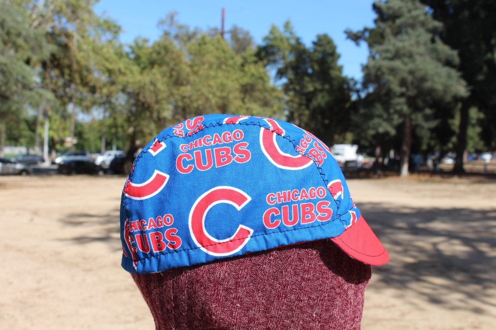 CYCLING CAP MLB CHICAGO CUBS 100% COTTON HANDMADE