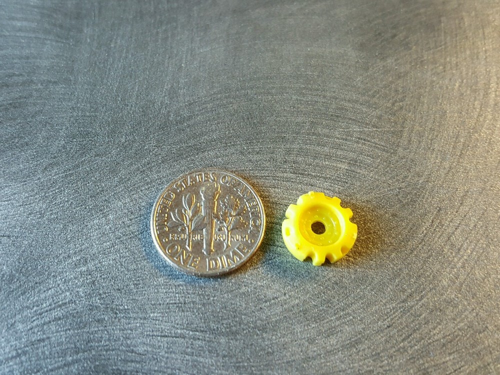 1/64 Farm custom scratch tractor yellow inner wheel weights (5 pair)
