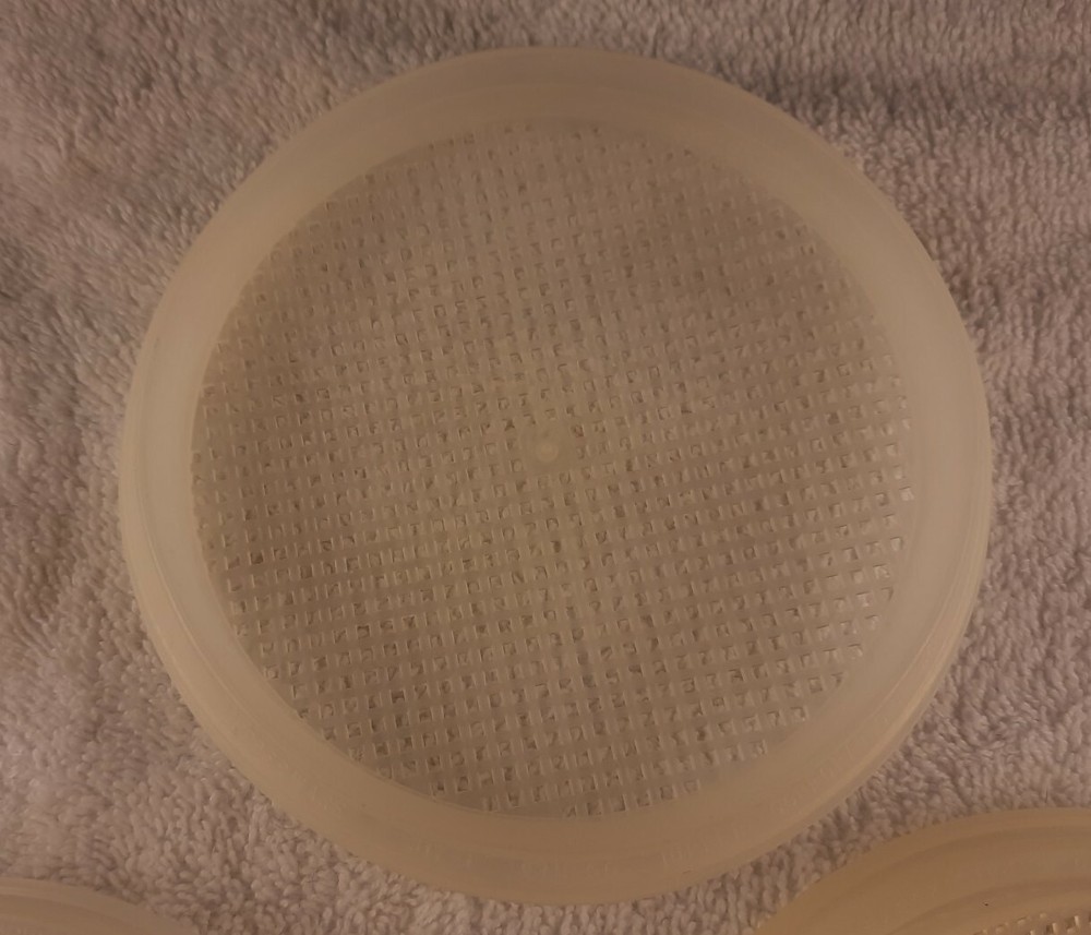 Vintage Tupperware Triple Sifter 354 4 Pieces Complete