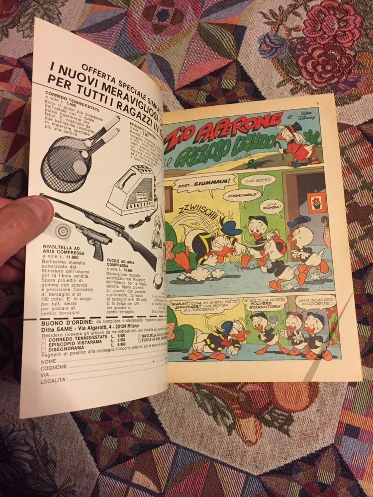1981 Mickey Mouse Almanac No. 291 Excellent