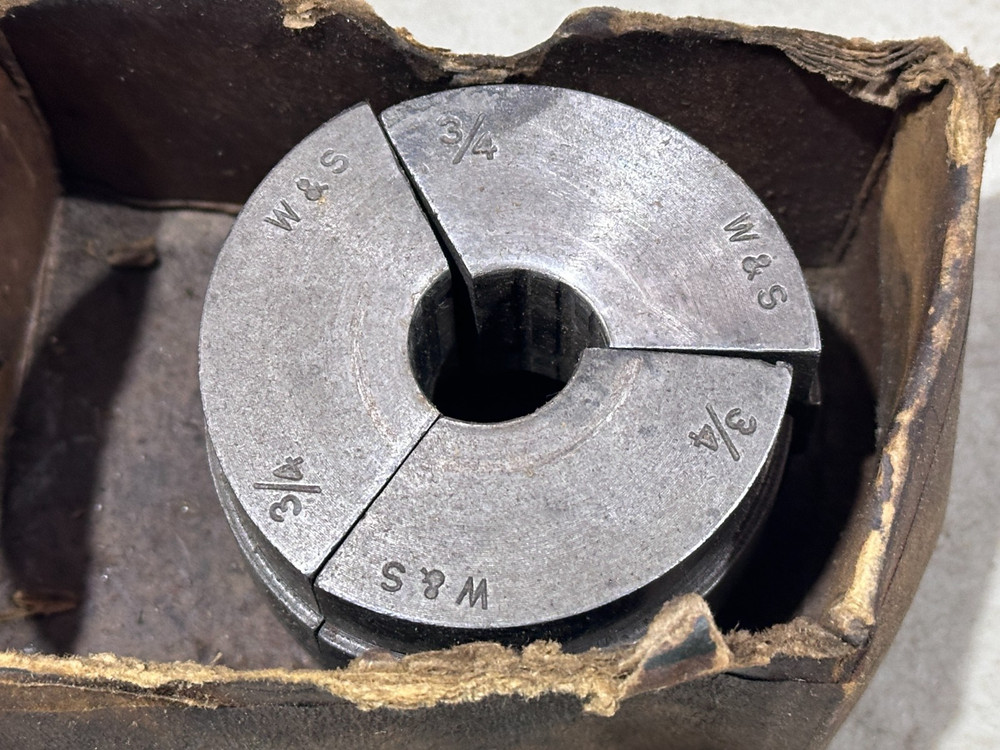 W&S S30 Collet Pad 3/4" - Note damage to one segment