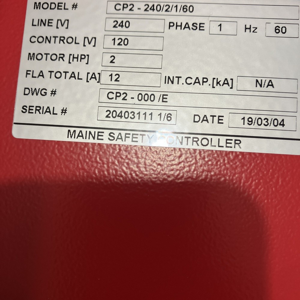 Fire Sprinkler Pump Control Console System Jockey Pump Control Panel 2hp 1 Phase