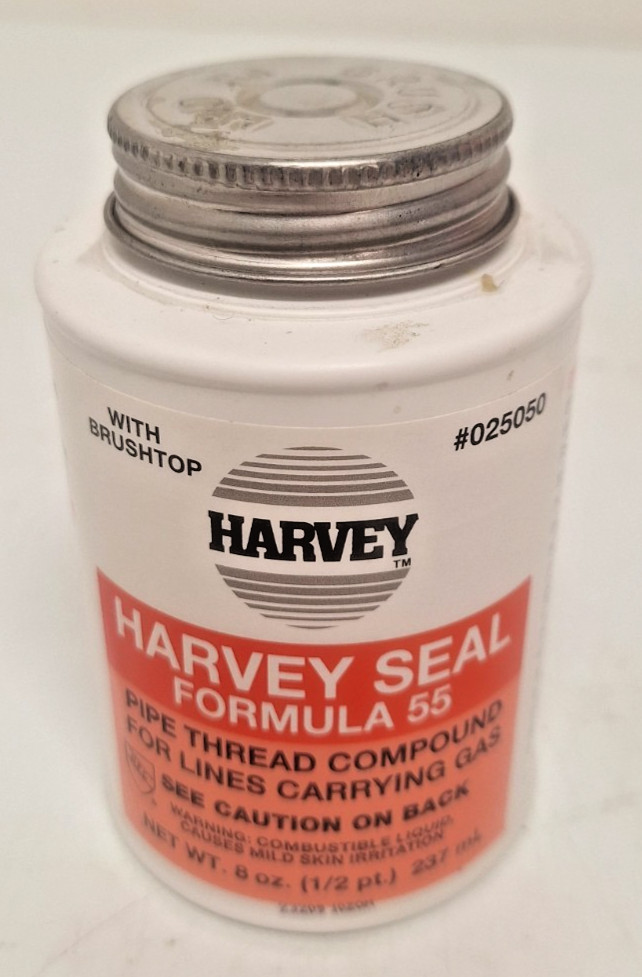 HARVEY SEAL FORMULA 55  8 Fl Oz  Pipe Thread Compound Yellow