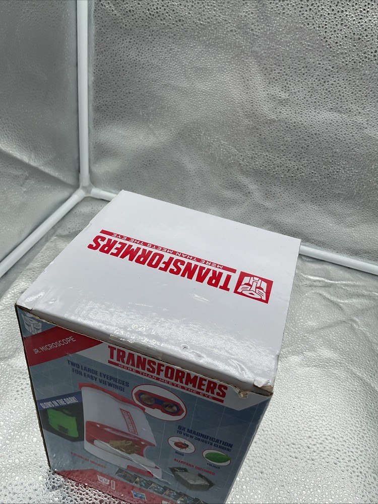 Transformers Jr. Lighted Microscope 8X Magnification New~Sealed