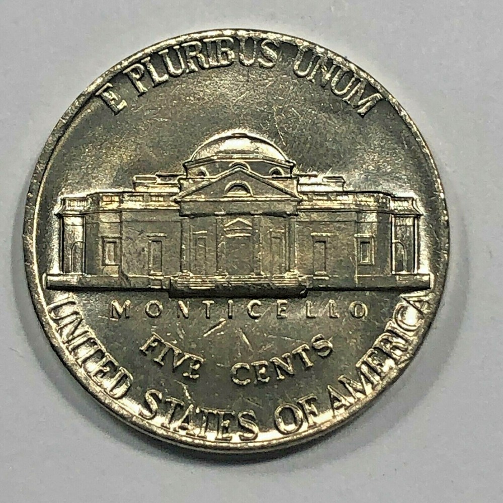 1972 P Jefferson Uncirculated 5 Cent Coin