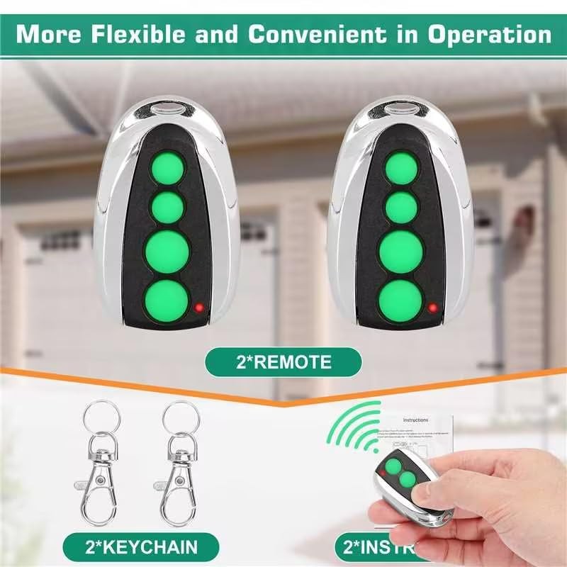 M12 Remote Control Transmitter for Automatic Swing Sliding Gate, Compatible w...