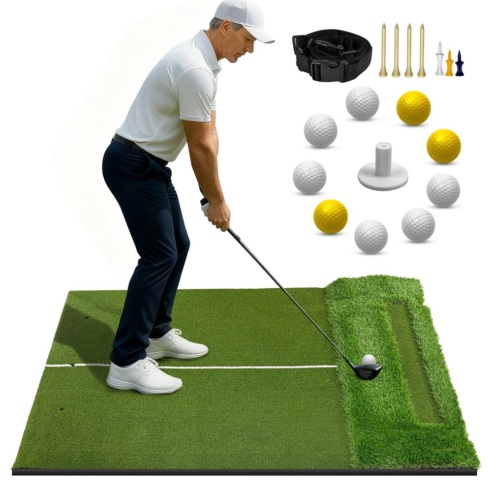 5 x 4' Artificial Indoors Outdoors Golf Training Mat Golf Hitting Mat