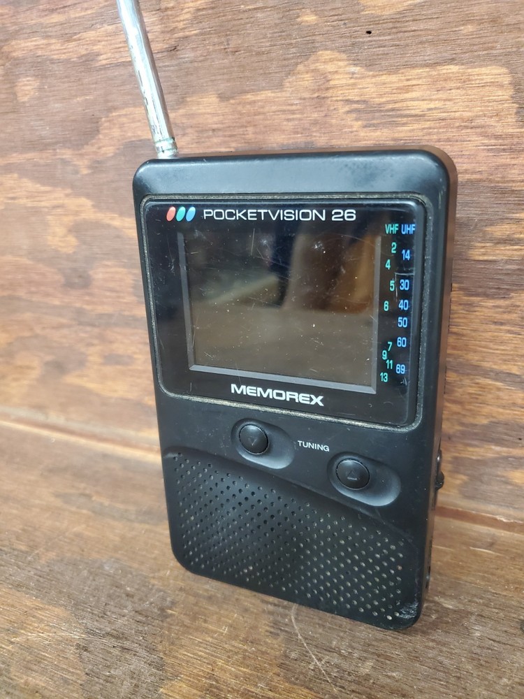 Vintage Memorex Pocketvision 26 TV Working