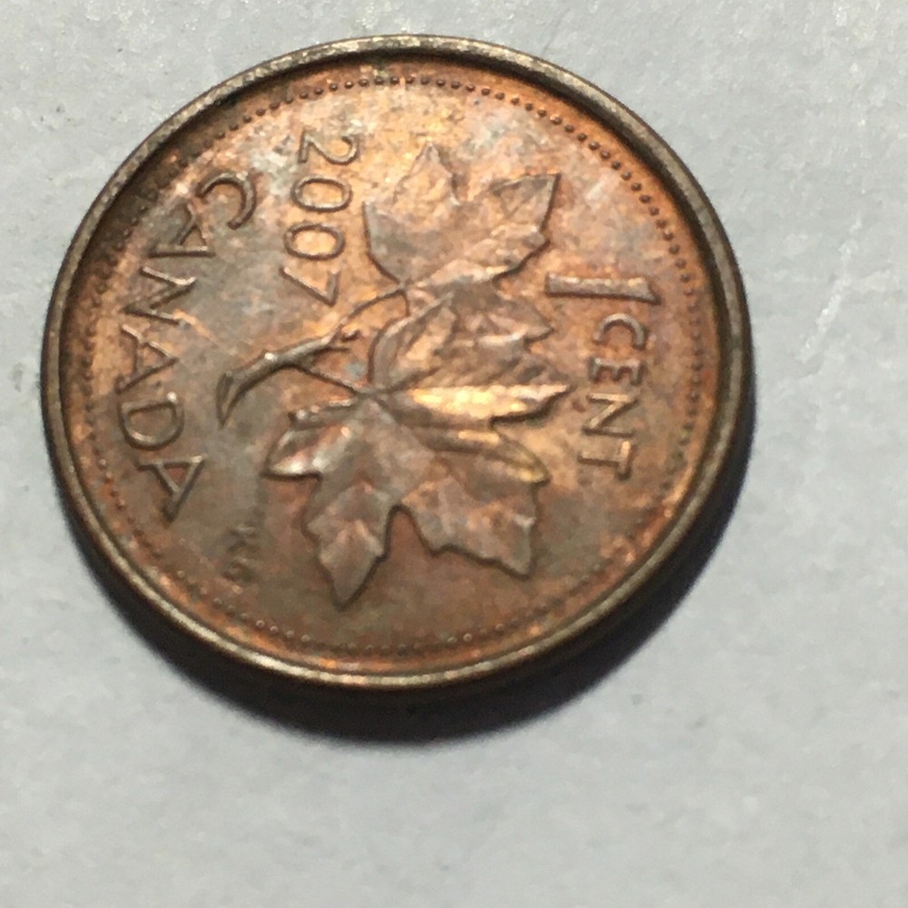2007 CANADA ONE CENT COIN .