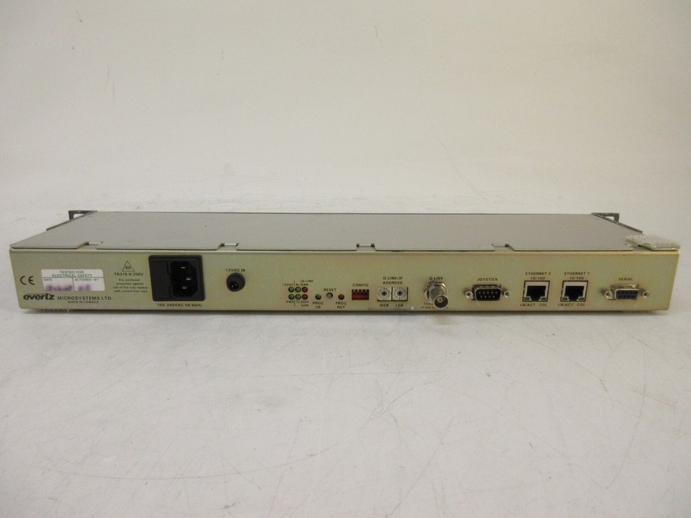 Evertz CP-1000E Intelligent Router Control Panel Routing Switch CP1000E