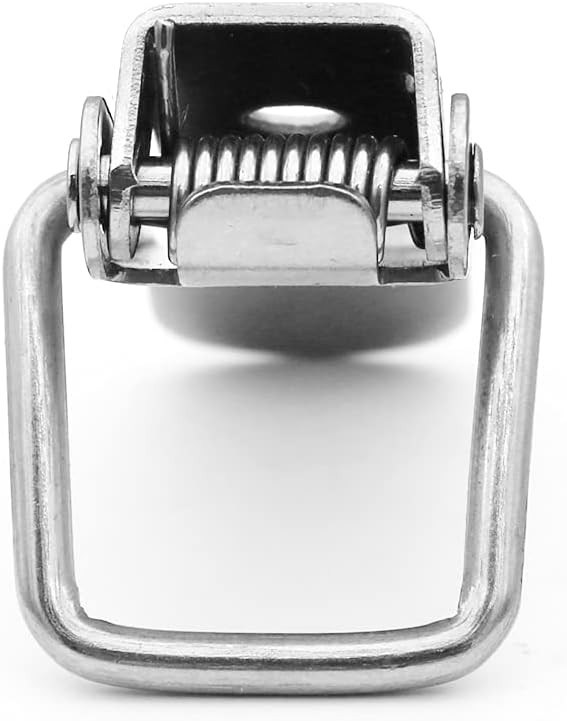 Latch, Stainless Steel Spring Loaded Toggle Silver 4 Pack,