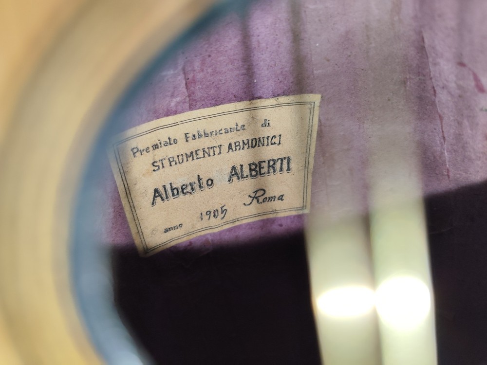 Mandolin Alberto Alberti 1905 Rome 曼陀林 만돌린マンドリン