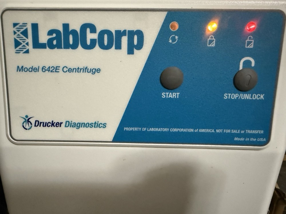 LabCorp Model 642E Centrifuge Drucker Diagnostics