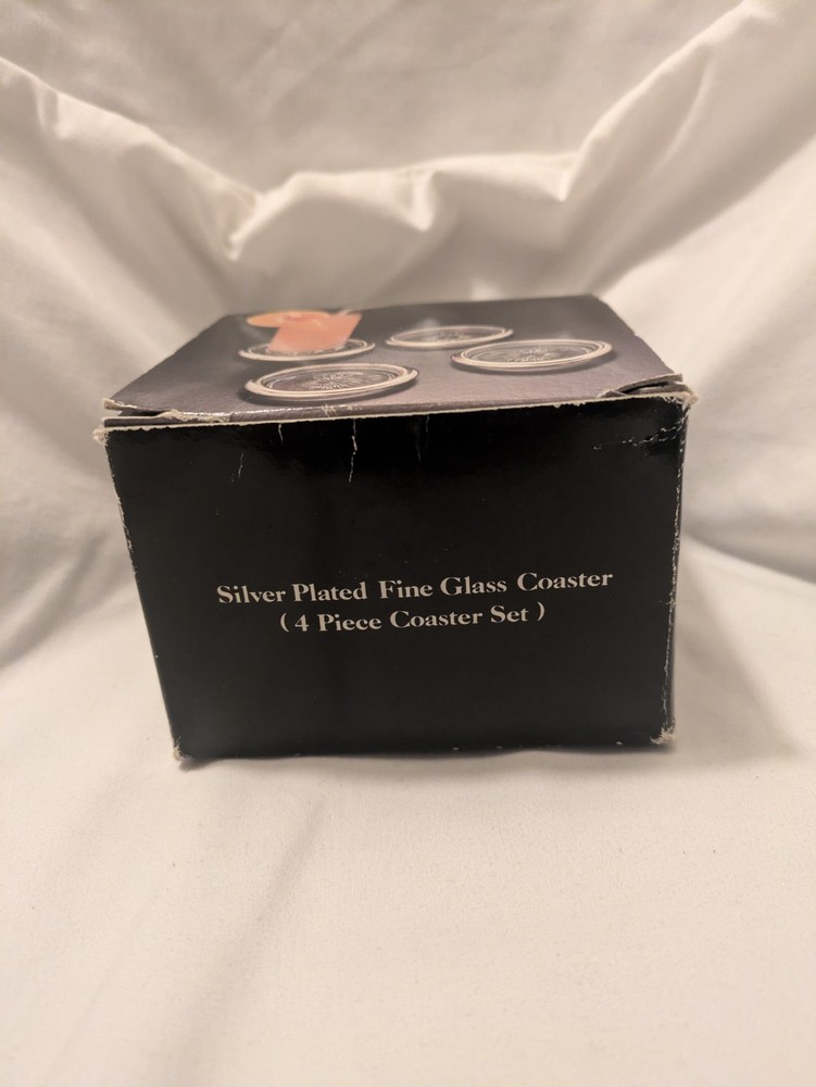 Silver Plated Coasters New In The Box