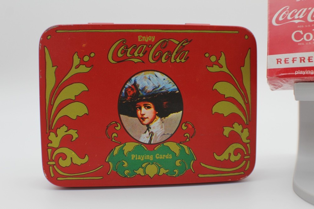 Sealed COCA COLA Playing Cards With Tin