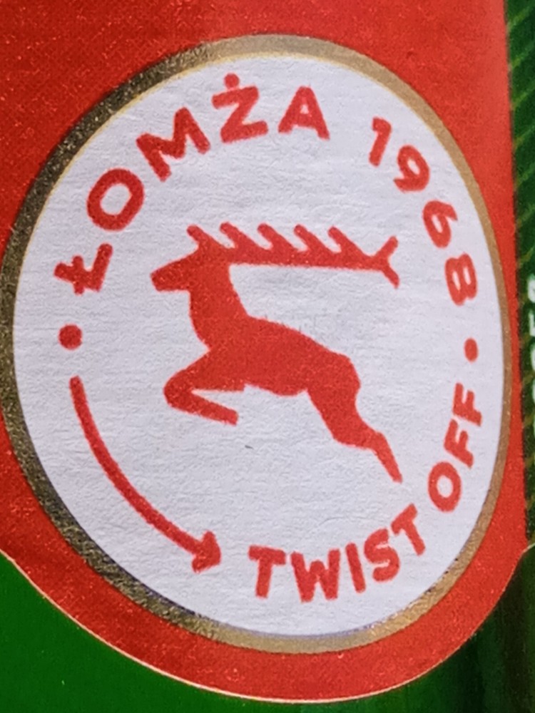 Lomza light green 12 oz with cap Poland