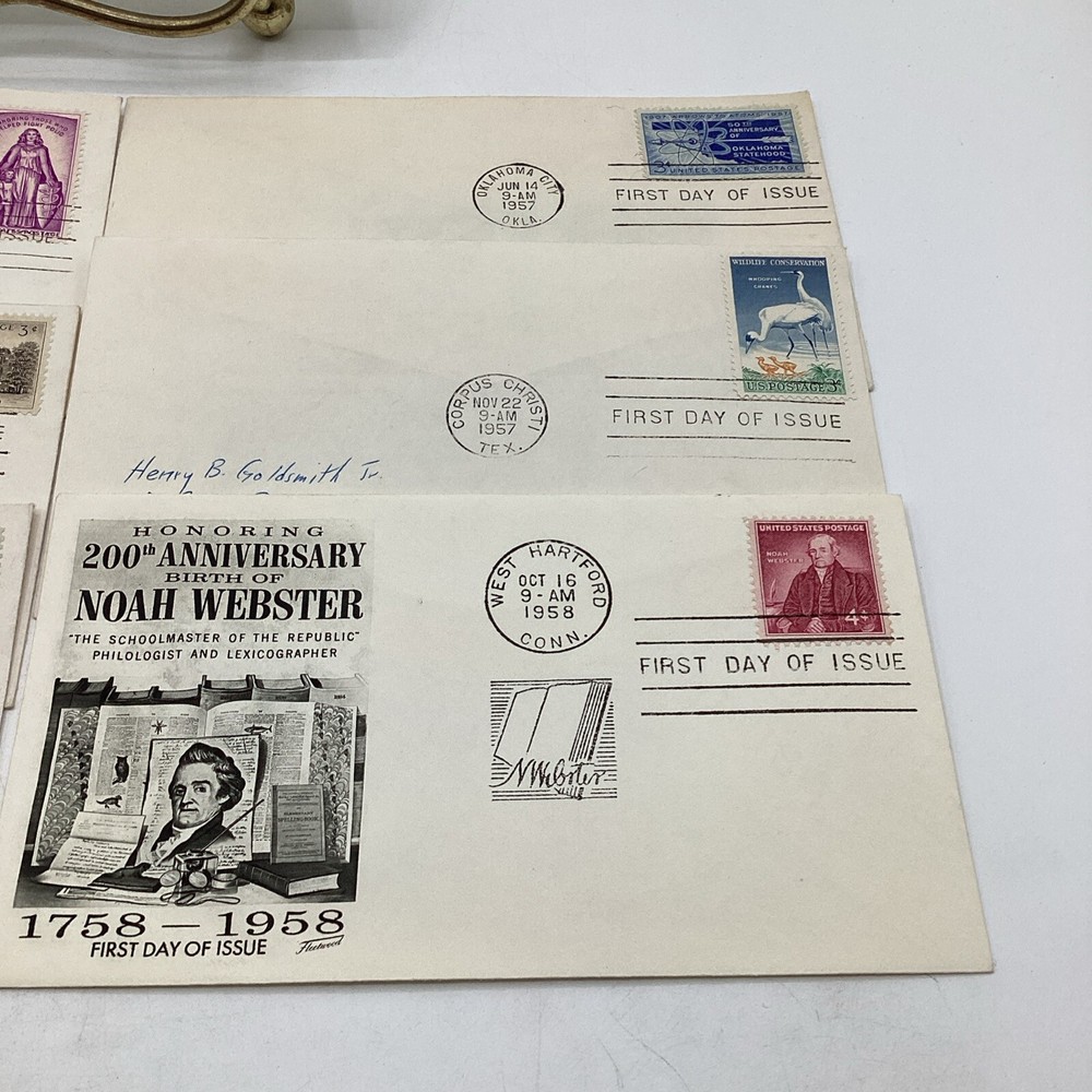 (7) Vintage 1950’s First Day Issue Lot