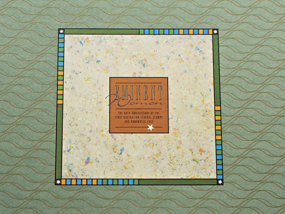 1993 $10 Dame Mary Gilmore Note – 80th Anniv Fed Currency Ltd Ed Folder